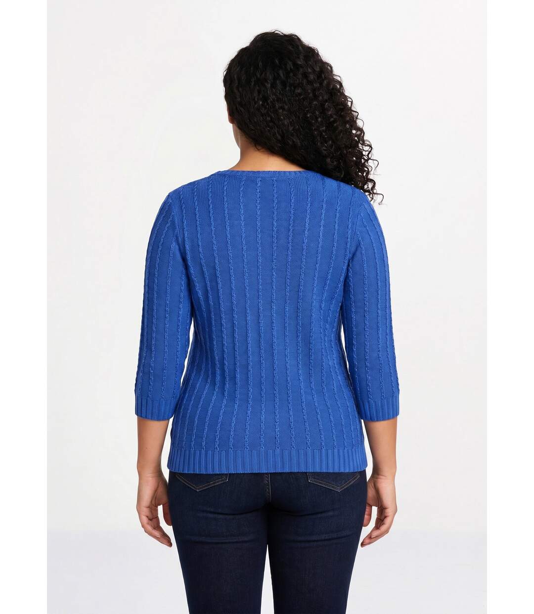 Pull col bateau manches 3/4-2