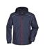 Veste Imperméable Homme Bleu Marine Rouge James And Nicholson-1