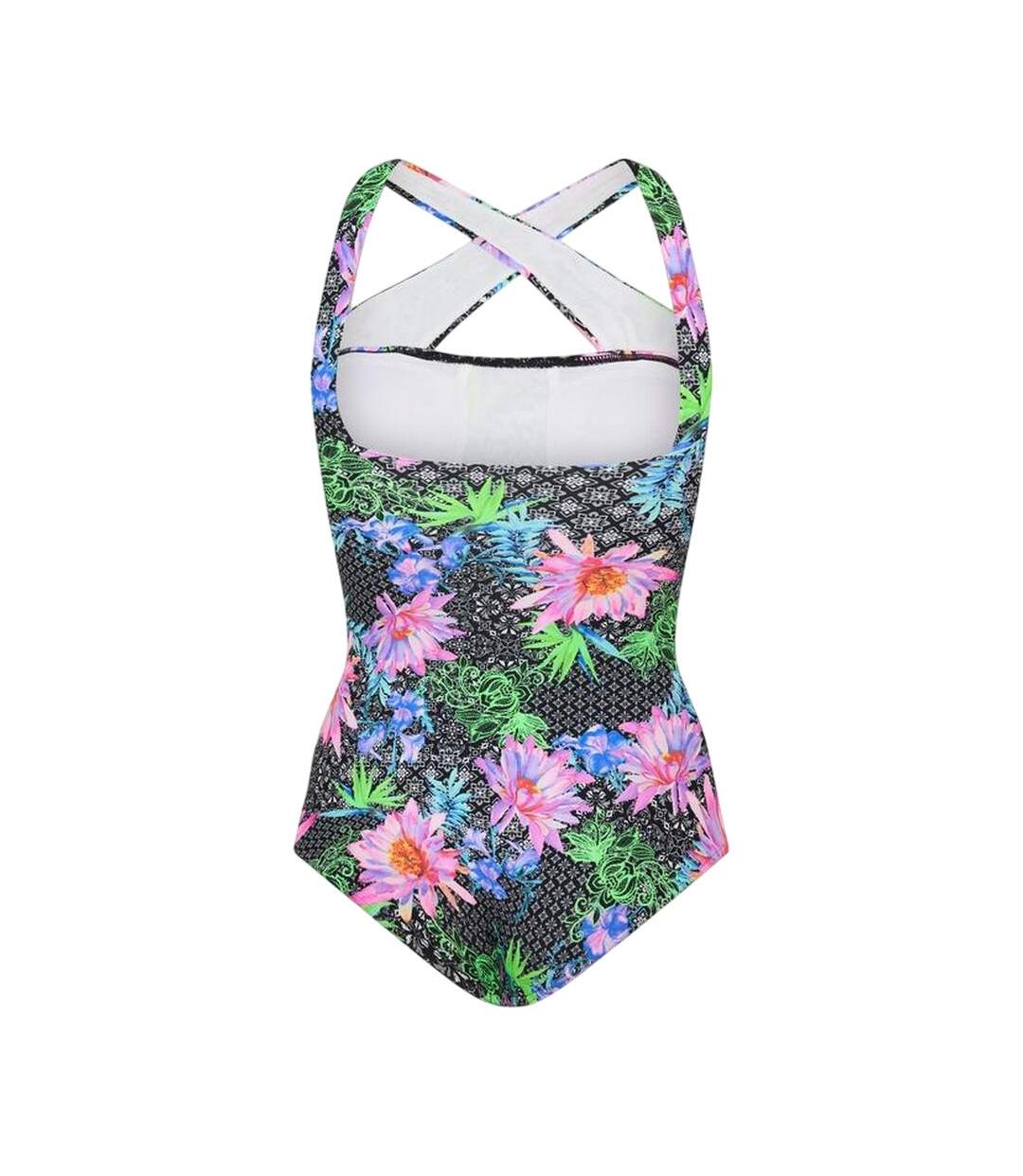 Womens/ladies Mystique All-over Print One Piece Swimsuit Multicoloured Zoggs-2