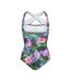 Womens/ladies Mystique All-over Print One Piece Swimsuit Multicoloured Zoggs-2
