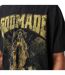 T-shirt Motif/style Imprimé Graphique Homme Noir GodMade-4