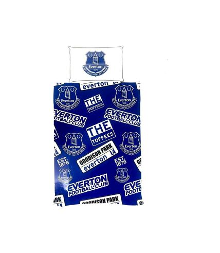 Everton FC Patches Duvet Set (Blue/White)