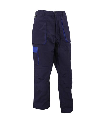 Mens Texo Contrast Workwear Trousers Navy Portwest