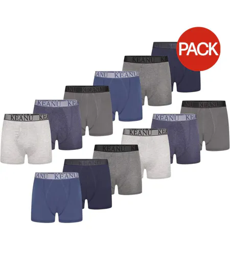 Boxers Homme Bleu Keanu