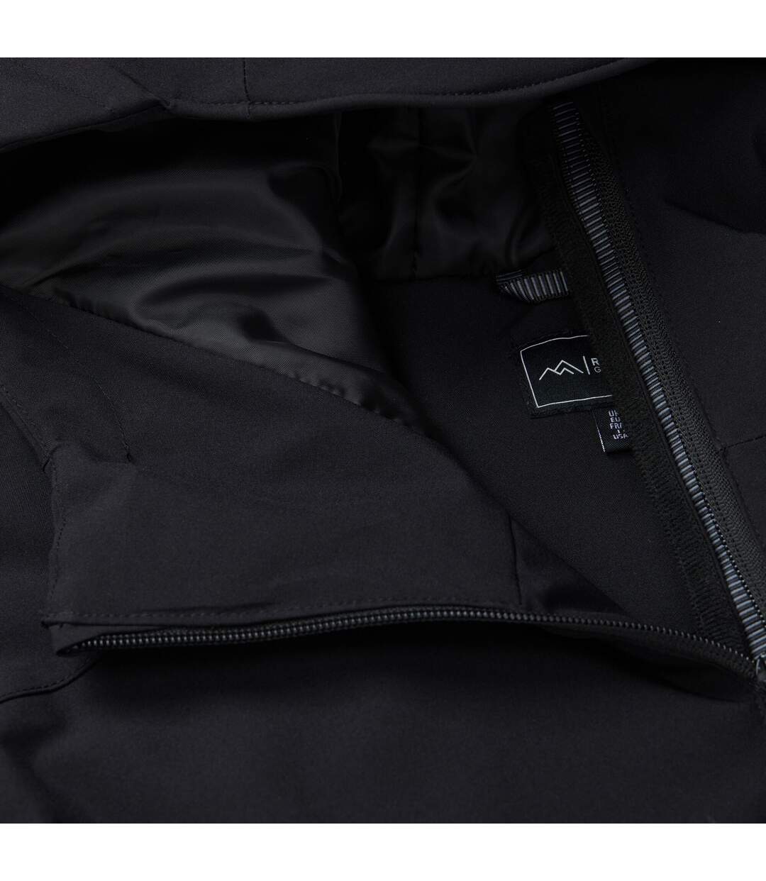Doudoune Imperméable Et Extensible À Capuche Et Ourlets Ajustables Highton Femme Noir Regatta-4