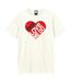 Unisex Adult Love Me Do The Beatles T-shirt Vintage White Amplified-1