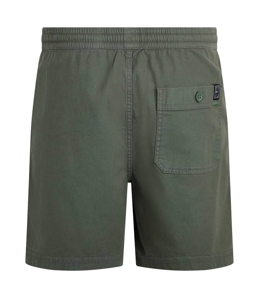 Mens weston canvas shorts army green Weird Fish-2