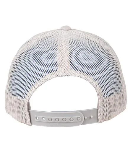 Casquette Trucker Motif/style Rétro Argenté Flexfit