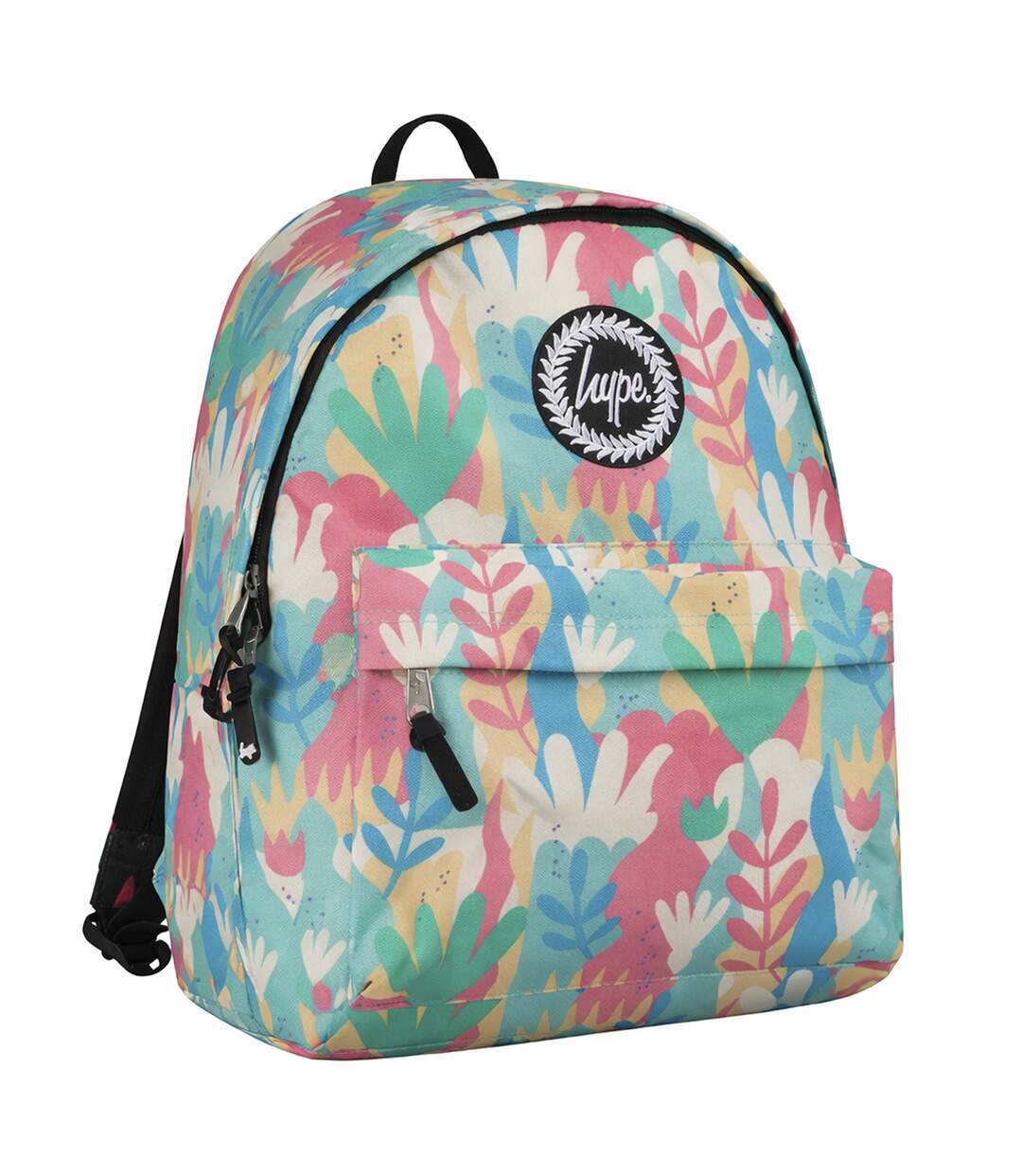 Unisex Pastel Floral Backpack with Padded Straps | Durable School Travel Bag-4