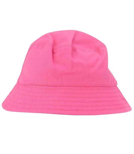 Canvas Bucket Hat Pink Off White