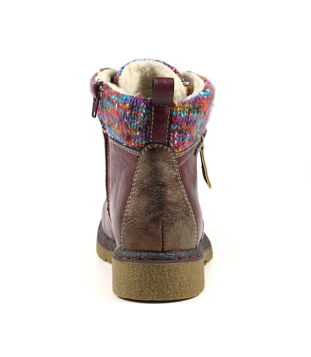 Bottines Jalapeno Femme Bordeaux Lunar-2