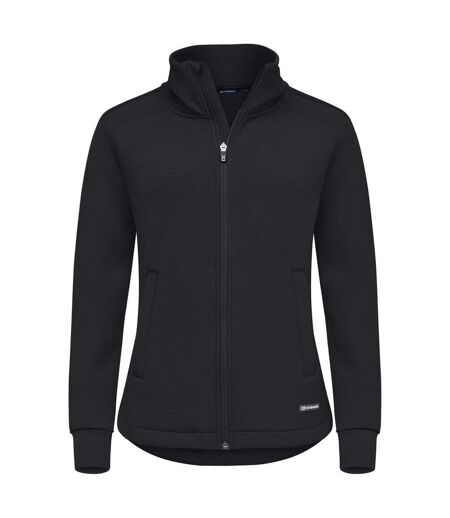 Womens/ladies Pemberton Cardigan Black Cutter & Buck