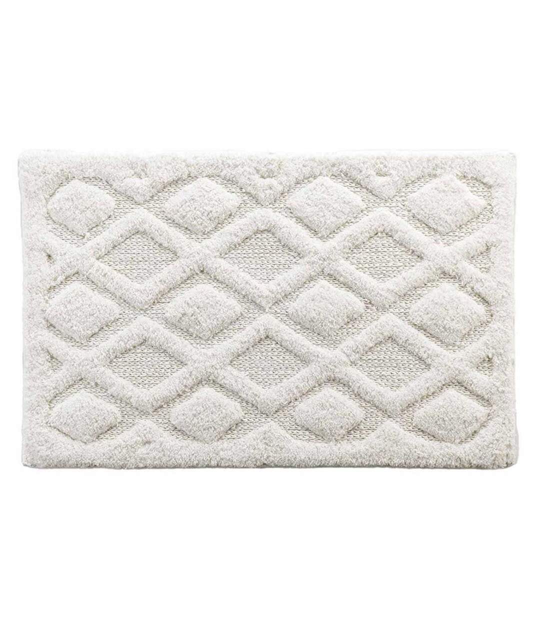 Tapis de Bain Jacquard Nemesis 50x80cm Blanc-1
