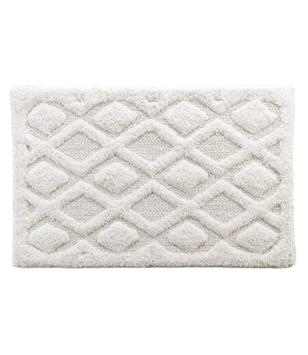 Tapis de Bain Jacquard Nemesis 50x80cm Blanc