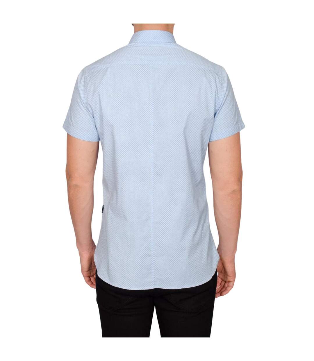 Mens Yakima Short-sleeved Shirt Sky Blue Bewley & Ritch-2