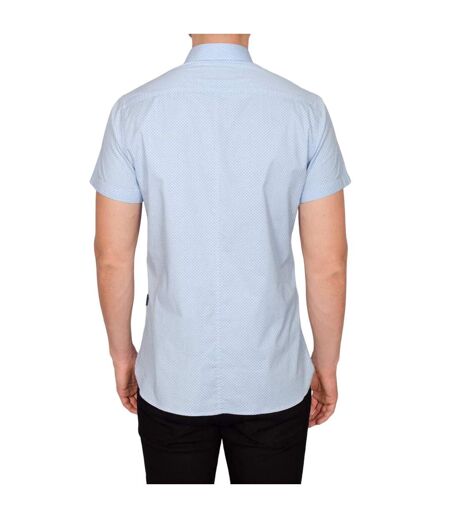 Mens yakima short-sleeved shirt sky blue Bewley & Ritch