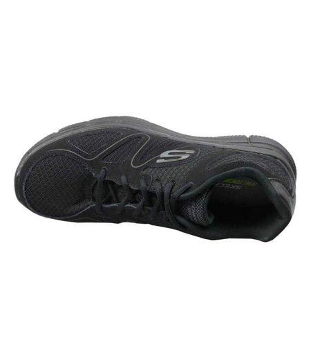 Baskets Satisfaction Homme Noir Skechers