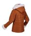 Regatta Womens/Ladies Willabella Faux Fur Trim Jacket (Copper Almond) - UTRG8171