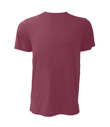 Canvas T-shirt Jersey Hommes Rouge Bella + Canvas