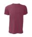 Canvas T-shirt Jersey Hommes Rouge Bella + Canvas-3