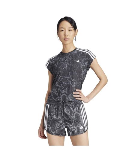 T-shirt Course À Pied Motif/style Imprimé Serpent Femme Noir Adidas