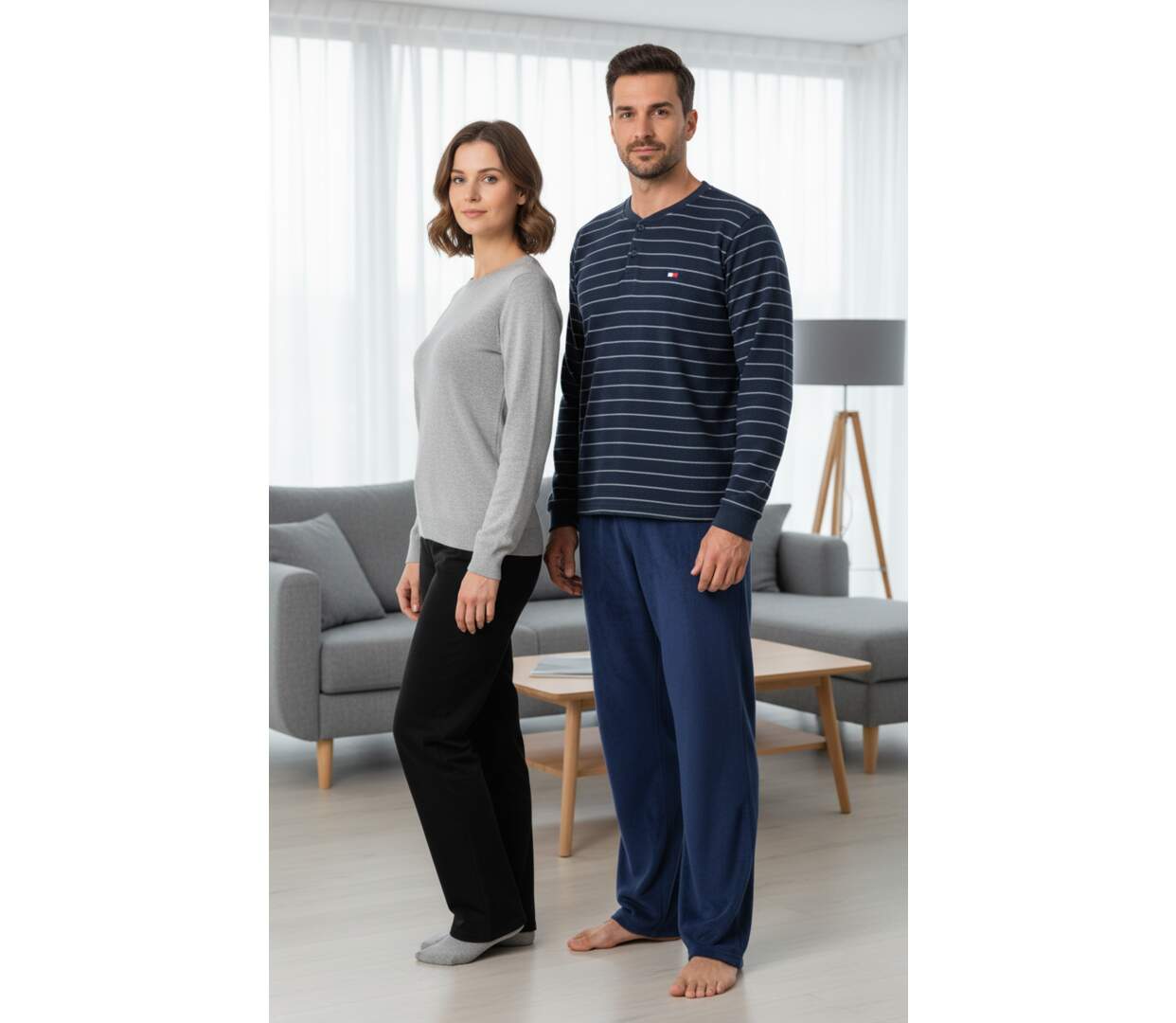 Pyjama Homme Hiver Polaire ULTRA Doux Z2655-4
