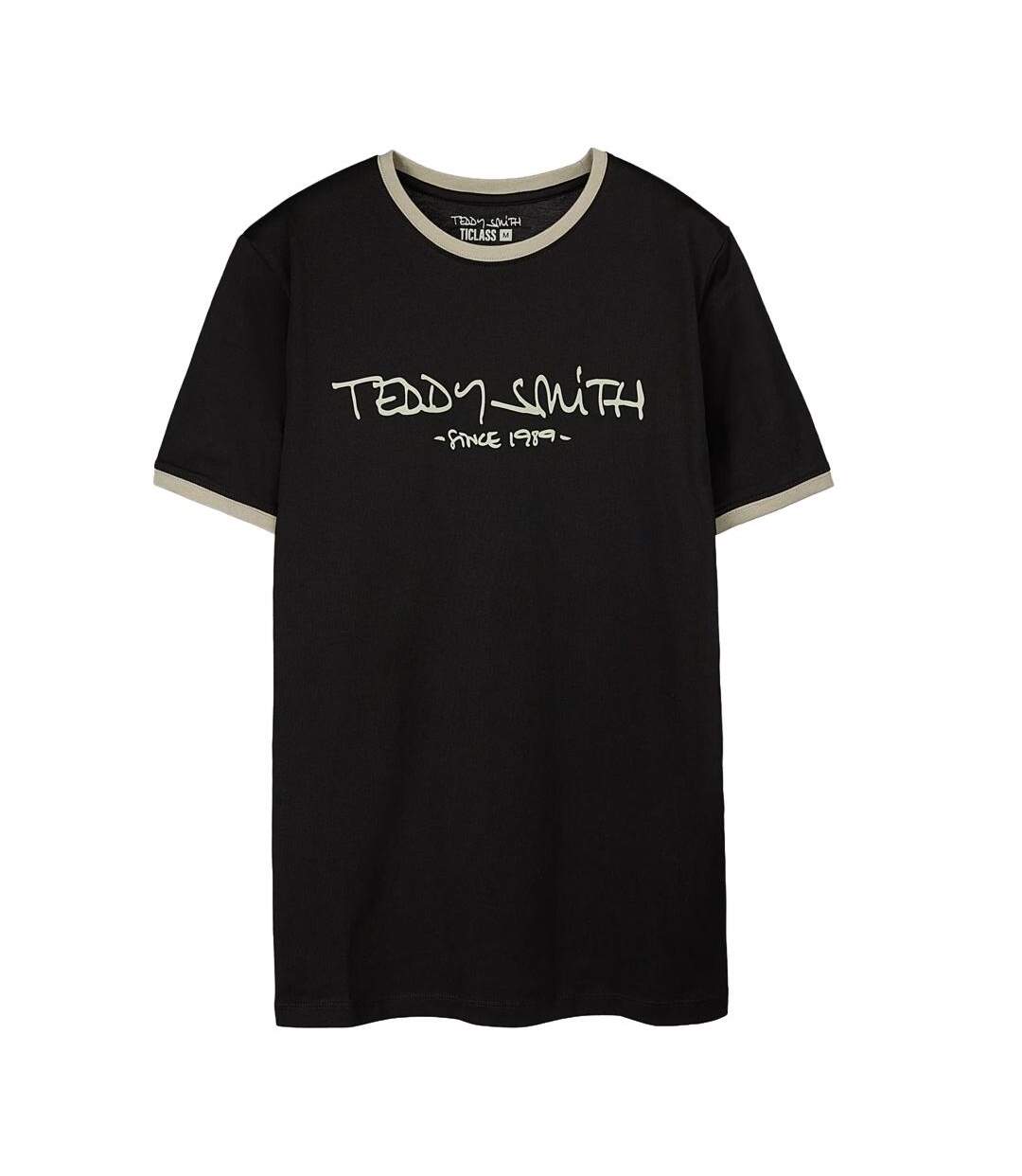 T-Shirt noir homme teddy smith ticlas-1