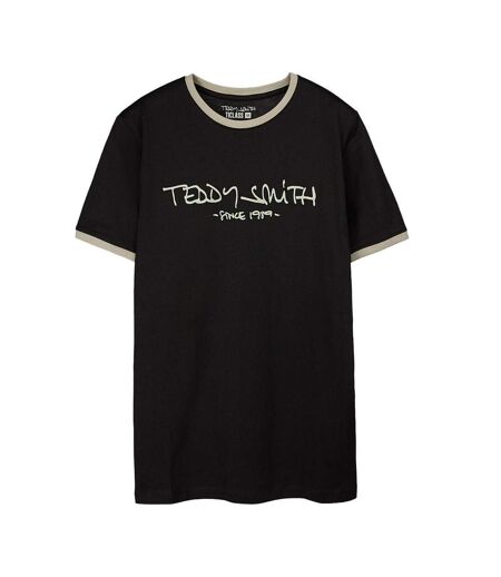 T-Shirt noir homme teddy smith ticlas