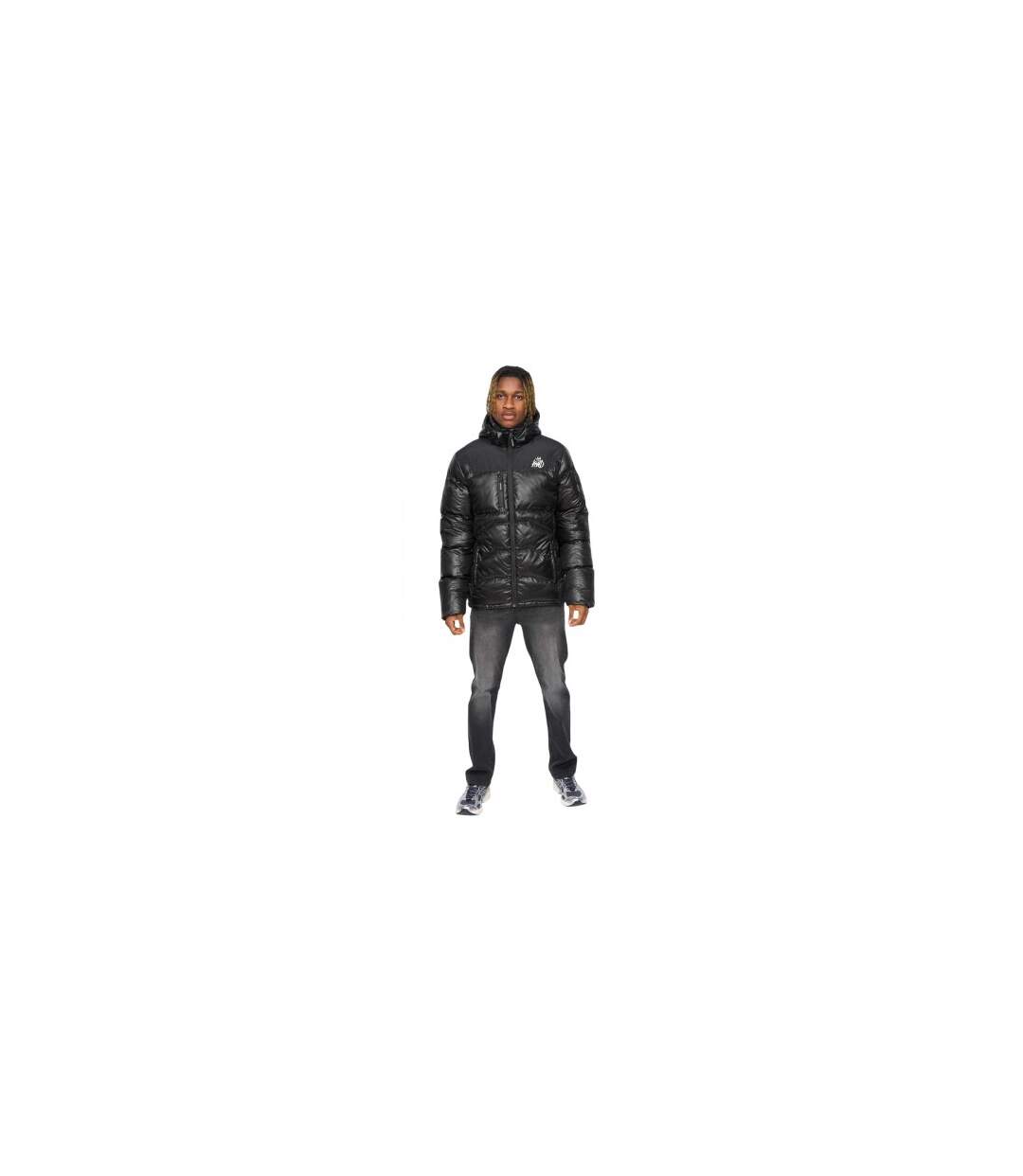 Mens Ascend Polyester Puffer Jacket Black Kings Will Dream-1