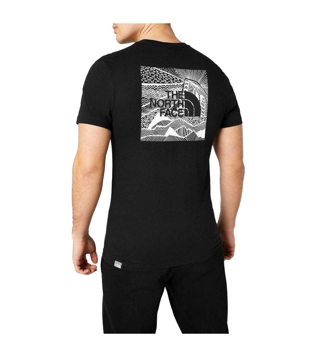 Mens Redbox Celebration Back Print T-shirt Black The North Face-1