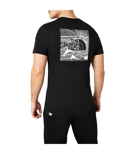 Mens Redbox Celebration Back Print T-shirt Black The North Face