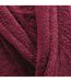 Peignoir Col Châle en Coton Tendresse Rubis-2