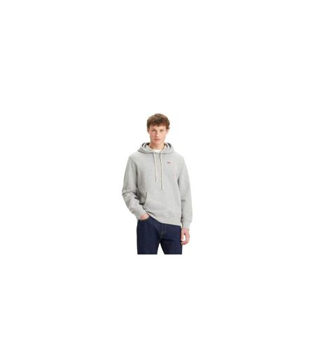 Mens Pullover Hoodie Mid Grey Levis