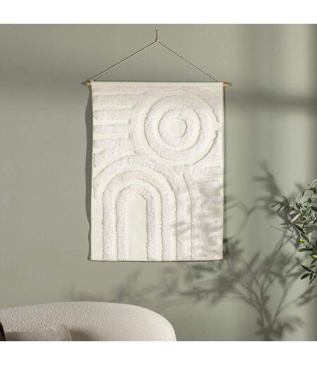 Toile Tapis à Suspendre Nikita 100cm Blanc