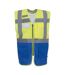 Yoko Gilet Hi-Vis unisexe pour adultes (Jaune/bleu royal) - UTPC6658-1