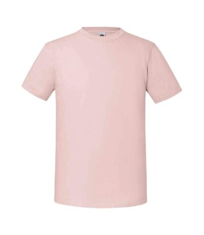 Mens ringspun premium t-shirt powder rose Fruit of the Loom