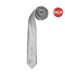 Premier Tie - Mens Slim Retro Work Tie (Pack of 2) (Silver) (One Size) - UTRW6949