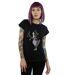 Disney Femme/Les femmes Frozen Sven et Olaf ornements de Noël T-Shirt coton (Noir) - UTBI22016-2