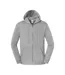 Veste Unie À Capuche Ajustable Iconic Premium Adulte Gris Clair Chiné Fruit Of The Loom-1
