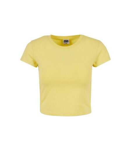 T-shirt Court Femme Vieux Jaune Urban Classics