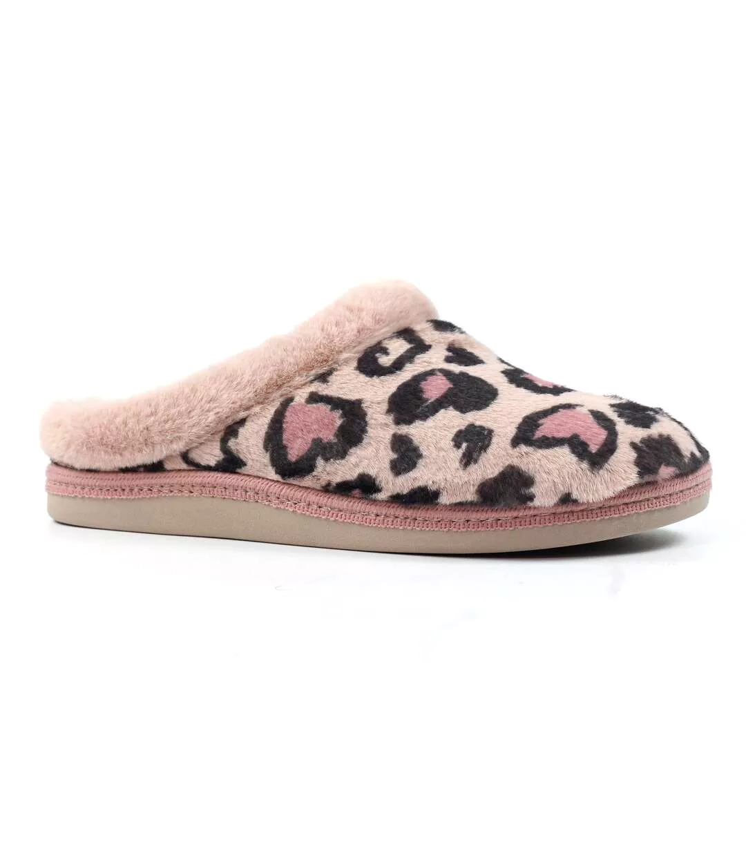 Chaussons Mules Frutti Femme Rose Lunar-1