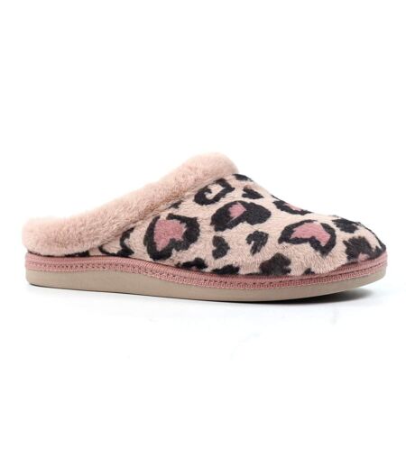 Chaussons Mules Frutti Femme Rose Lunar