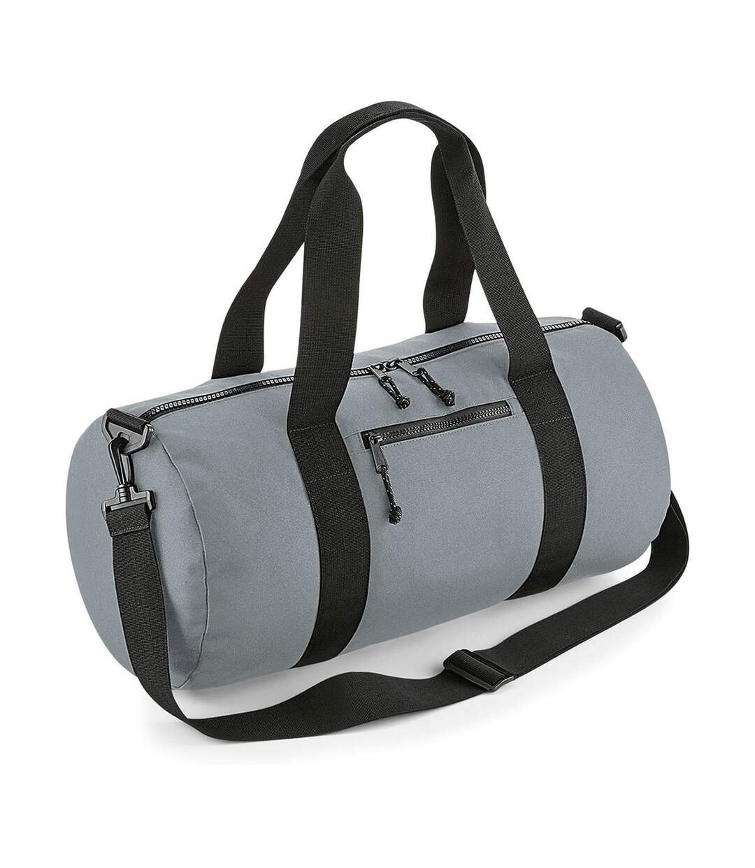 Sac polochon en polyester recyclé - BG284 - gris-1