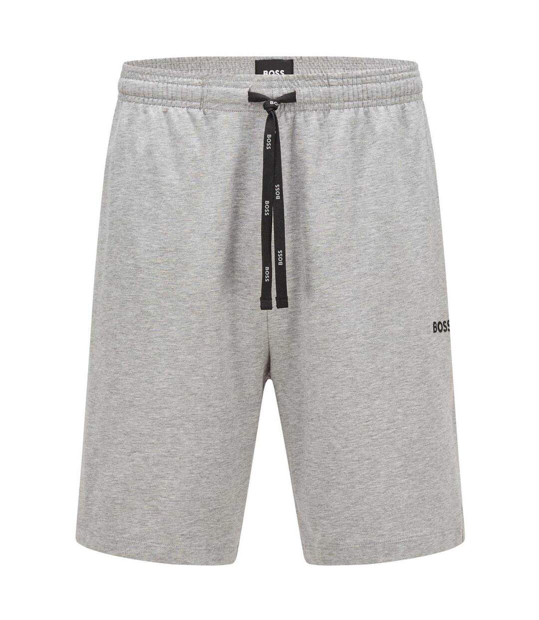 Mens Regular Jersey Shorts Medium Grey Boss-2