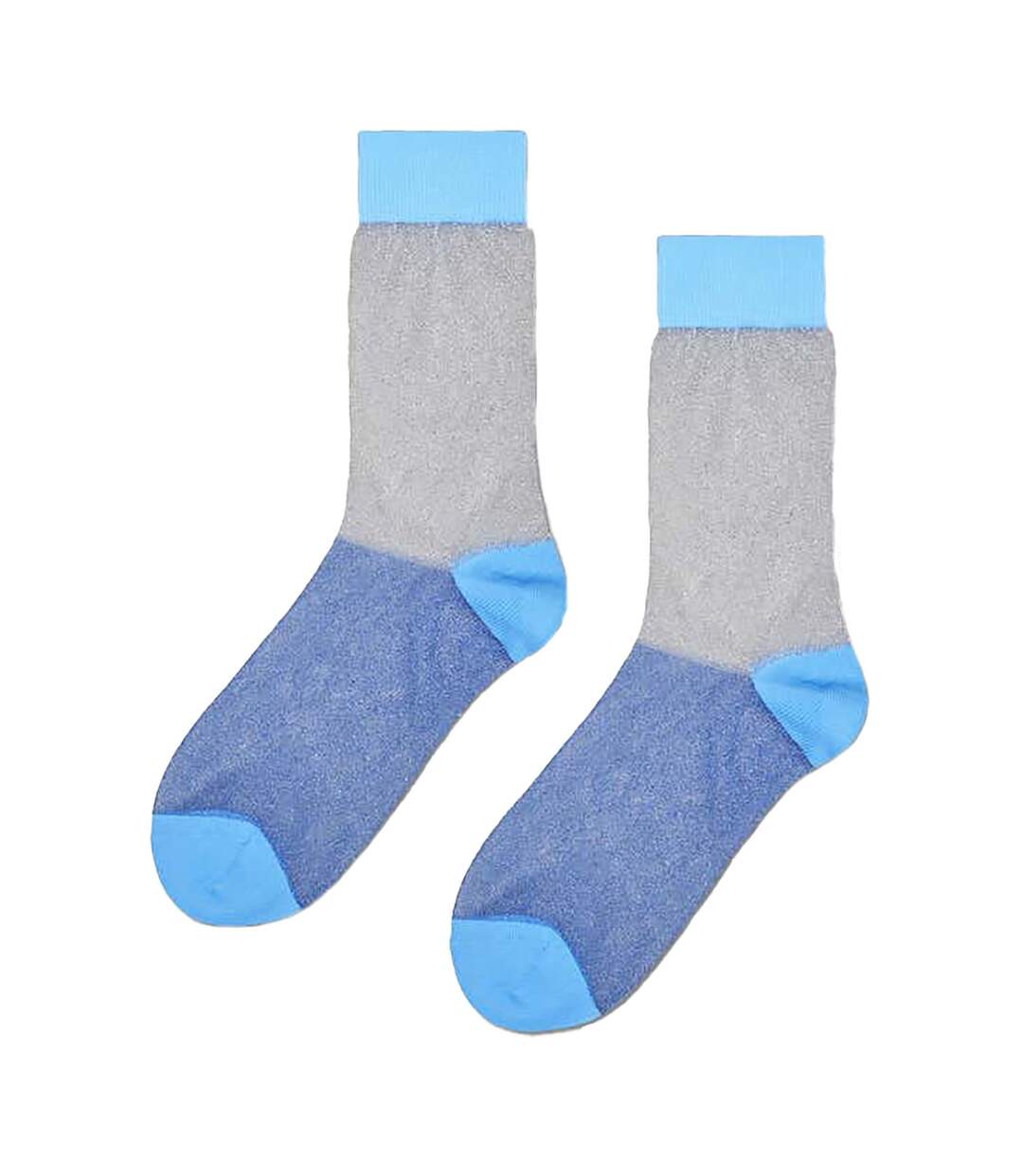 Light Colourful Thin Glittery Socks for Men and Women-2