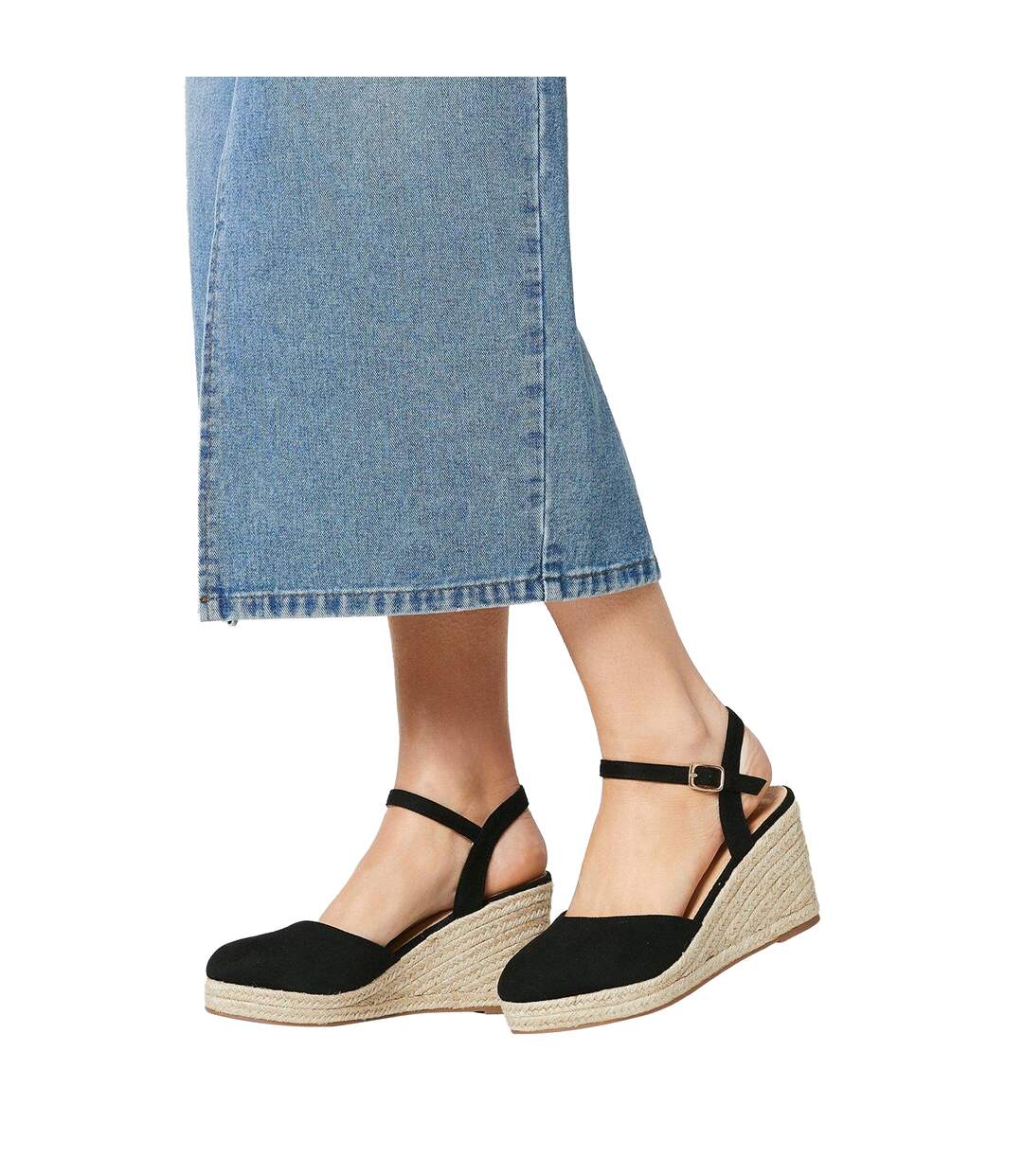 Chaussures À Talon Compensé Rumor Femme Noir Naturel Dorothy Perkins-1