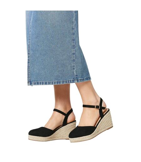 Chaussures À Talon Compensé Rumor Femme Noir Naturel Dorothy Perkins