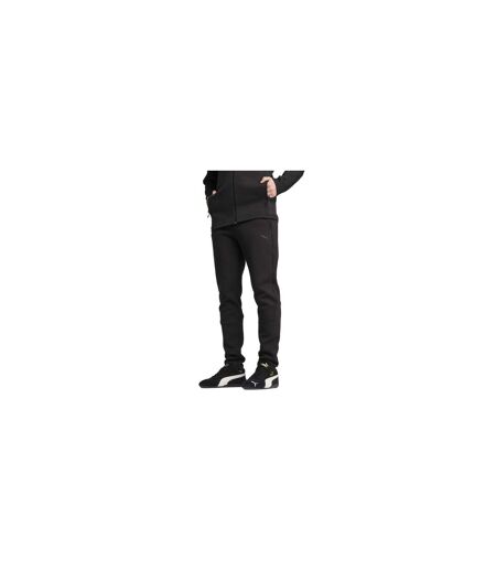 Mens Evostripe Core Fleece Tapered Joggers  Black Puma