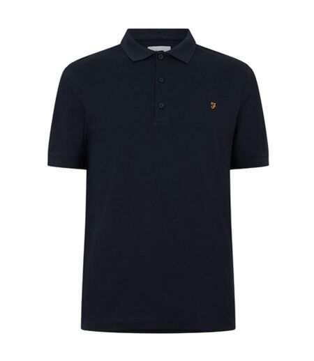 Polo Manches Courtes Emerson Homme Vrai Bleu Marine Farah
