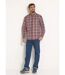 Chemise flanelle détails velours, chic-3